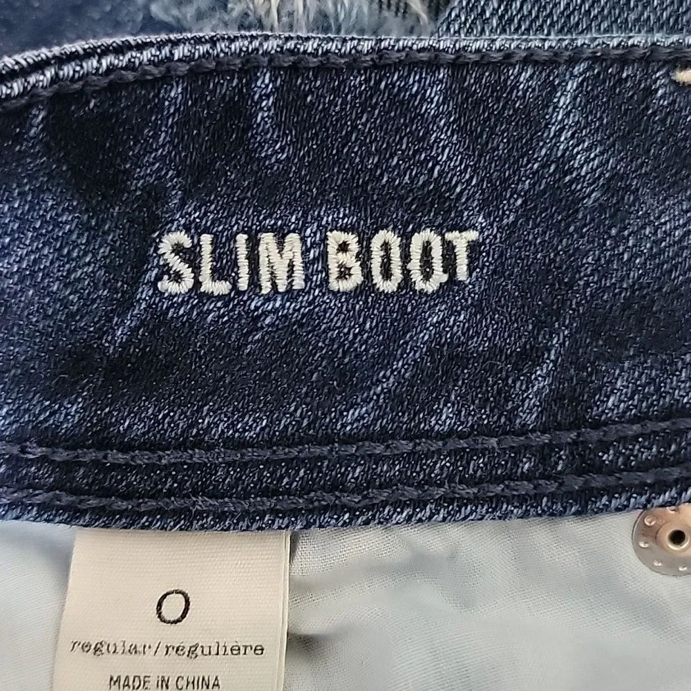 American Eagle cut off denim jean shorts Size 0